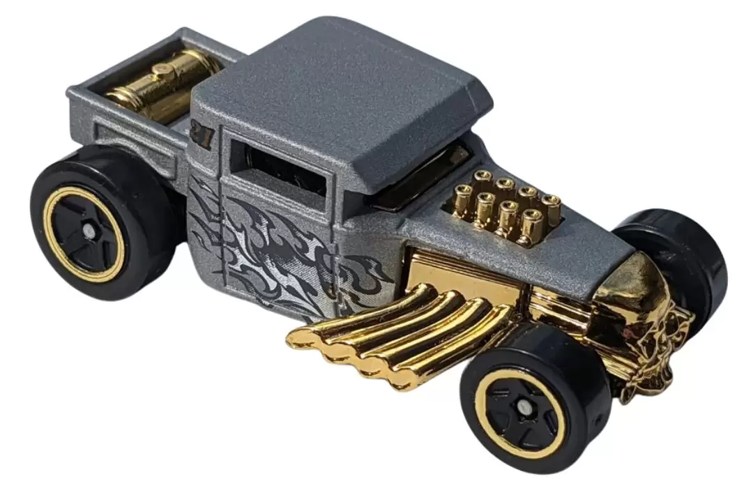 Foto da miniatura Hot Wheels Bone Shaker na cor Cinza